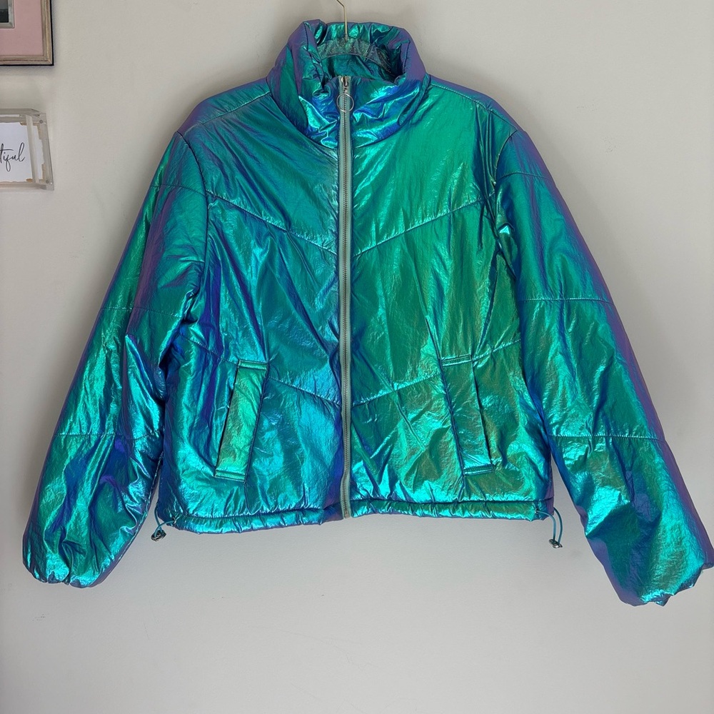 TCEC Iridescent Puffer Jacket